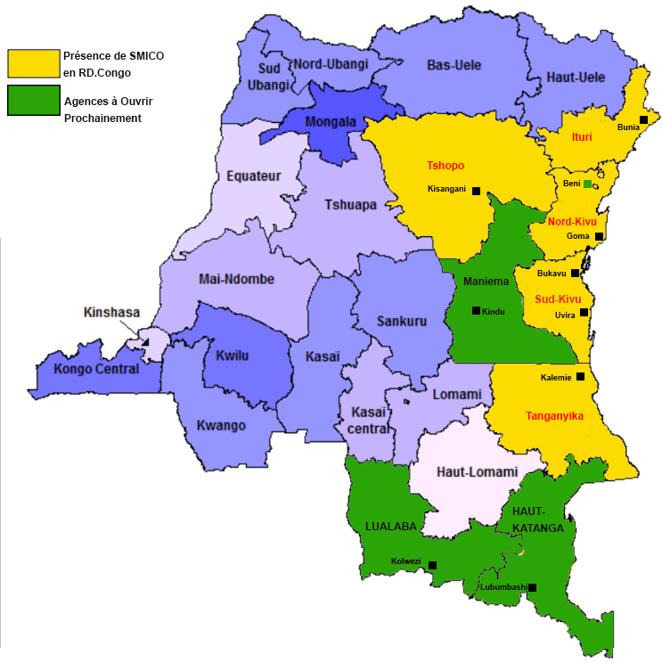 PRESENCE SMICO EN RDC